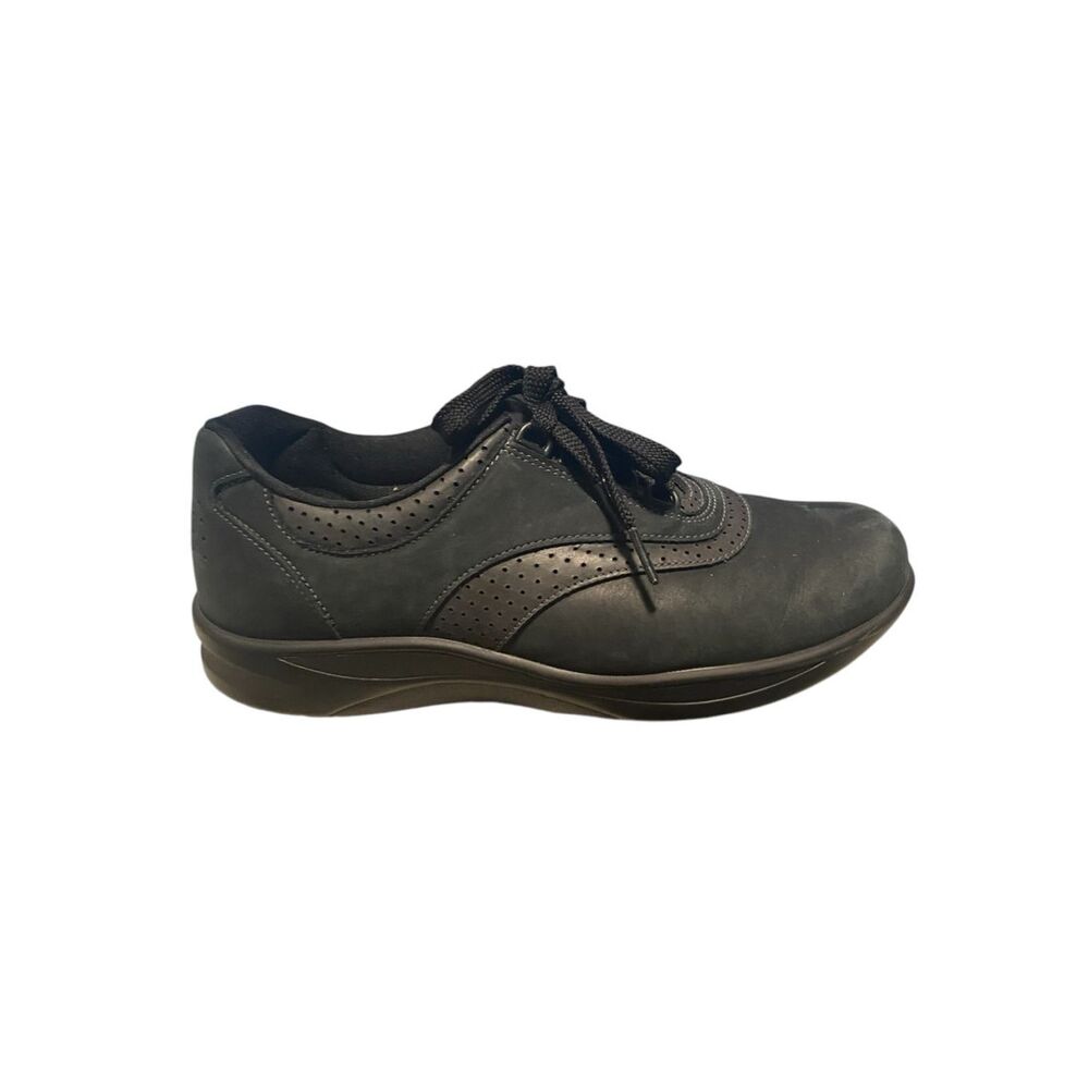SAS Walk Easy Women’s Nubuck Leather Walking Shoes Sz 8.5